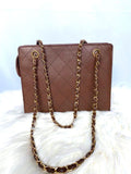 Chanel Tote Caviar, Chocolate Brown, GHW
